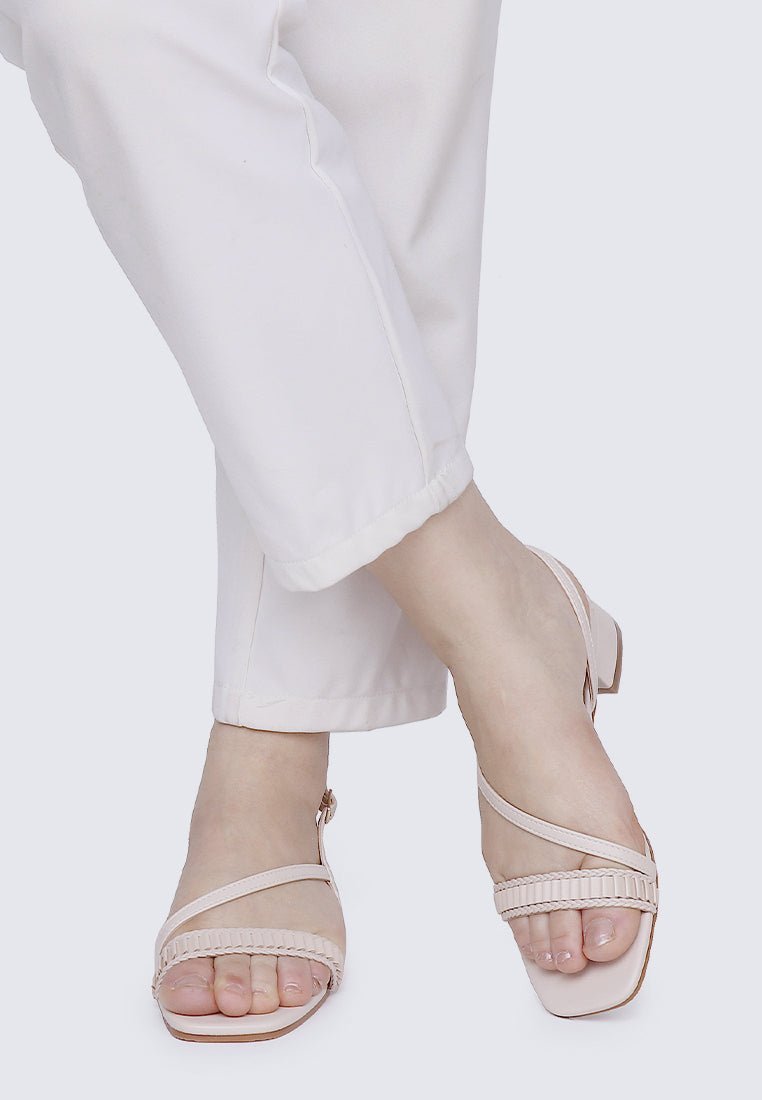 Shereen Comfy Sandals In BeigeSandals - myballerine