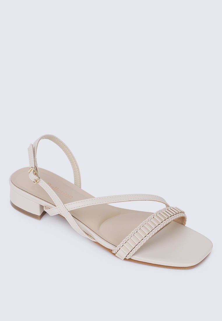 Shereen Comfy Sandals In BeigeSandals - myballerine