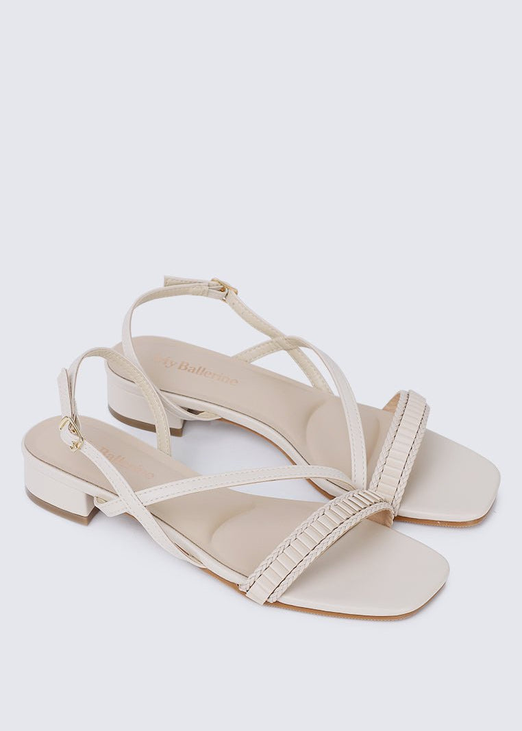 Shereen Comfy Sandals In BeigeShoes - myballerine