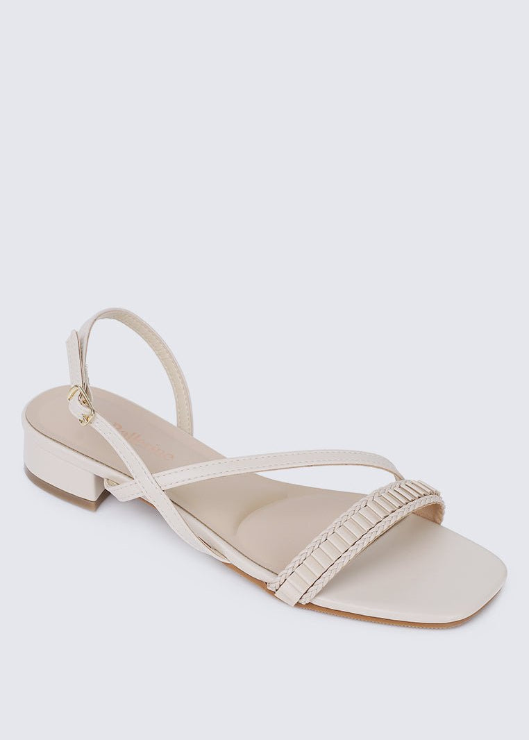 Shereen Comfy Sandals In BeigeShoes - myballerine
