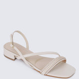 Shereen Comfy Sandals In BeigeShoes - myballerine