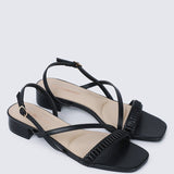 Shereen Comfy Sandals In BlackSandals - myballerine