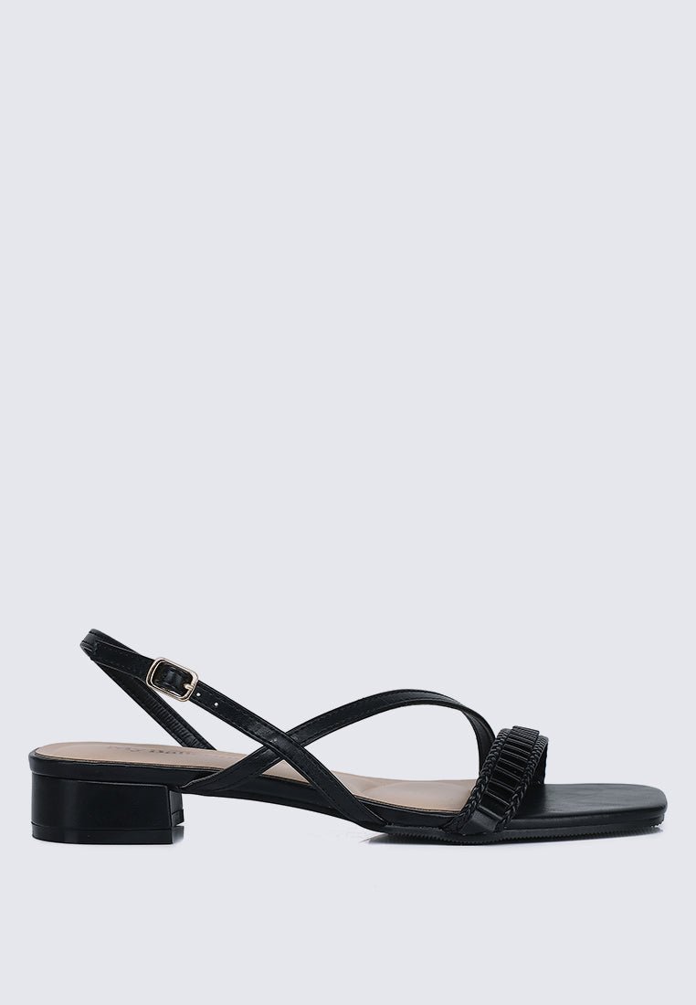 Shereen Comfy Sandals In BlackSandals - myballerine