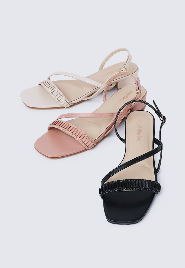 Shereen Comfy Sandals In BlackSandals - myballerine