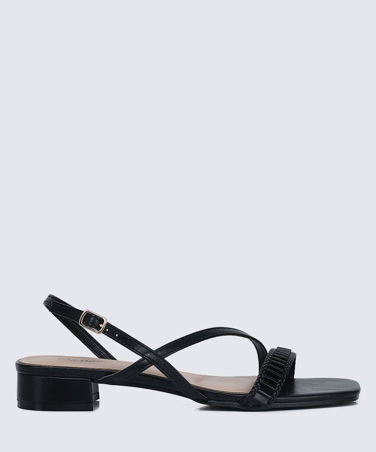Shereen Comfy Sandals In BlackShoes - myballerine