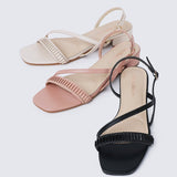 Shereen Comfy Sandals In NudeSandals - myballerine
