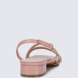 Shereen Comfy Sandals In NudeSandals - myballerine