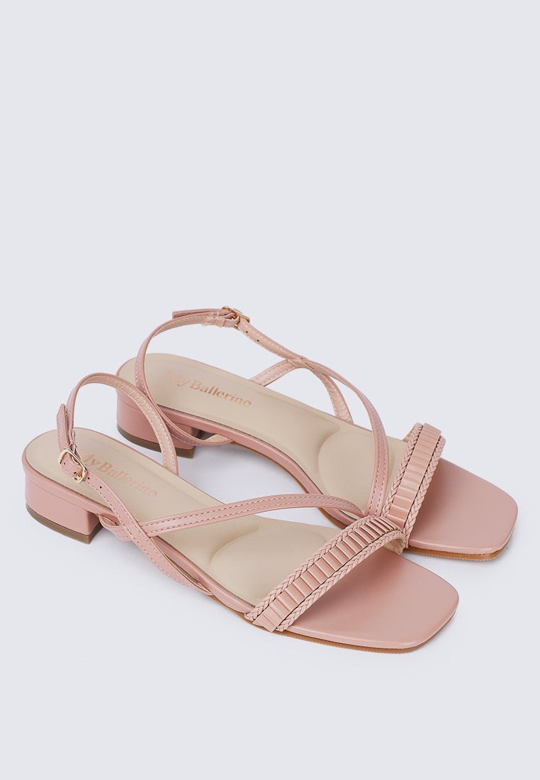 Shereen Comfy Sandals In NudeSandals - myballerine