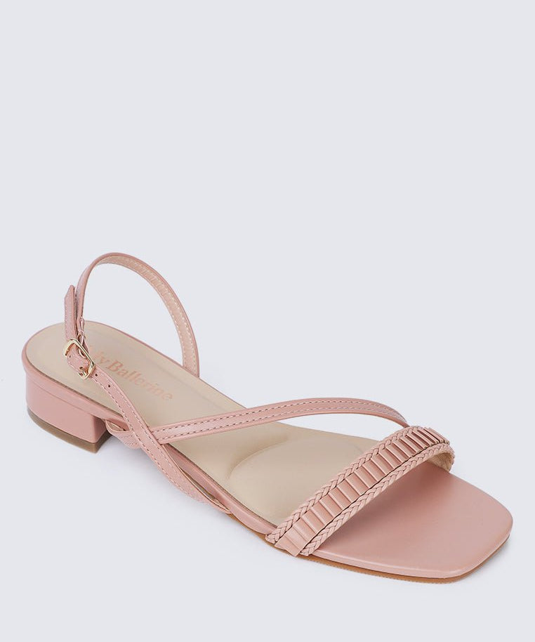 Shereen Comfy Sandals In NudeShoes - myballerine