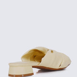 Sia Comfy Sandals In ButterSandals - myballerine