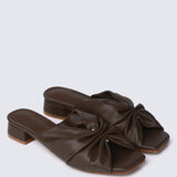 Sia Comfy Sandals In EspressoSandals - myballerine