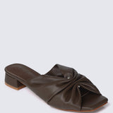 Sia Comfy Sandals In EspressoSandals - myballerine