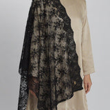 Sinaran Selendang Premium Scarves In BlackSelendang - myballerine