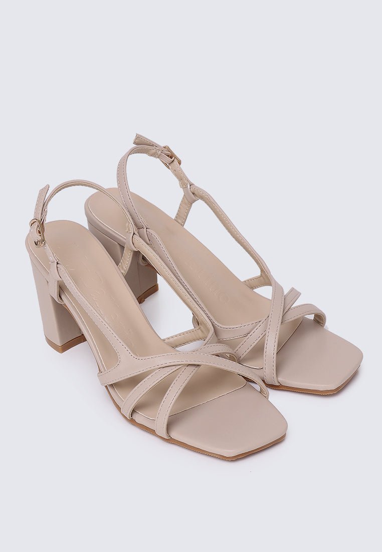 Sooya Comfy Heels In AlmondHeels - myballerine