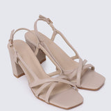 Sooya Comfy Heels In AlmondHeels - myballerine