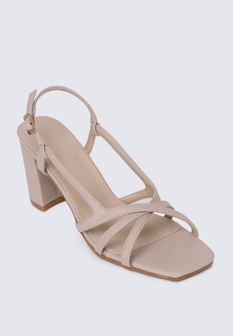 Sooya Comfy Heels In AlmondHeels - myballerine