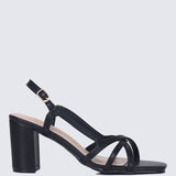 Sooya Comfy Heels In BlackHeels - myballerine