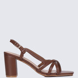 Sooya Comfy Heels In BrownHeels - myballerine