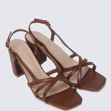 Sooya Comfy Heels In BrownHeels - myballerine