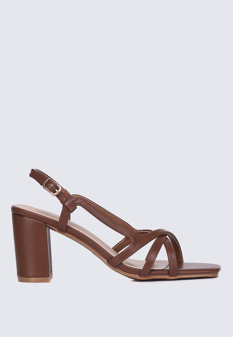 Sooya Comfy Heels In BrownHeels - myballerine