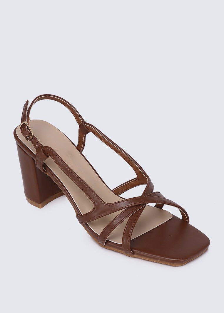 Sooya Comfy Heels In BrownHeels - myballerine
