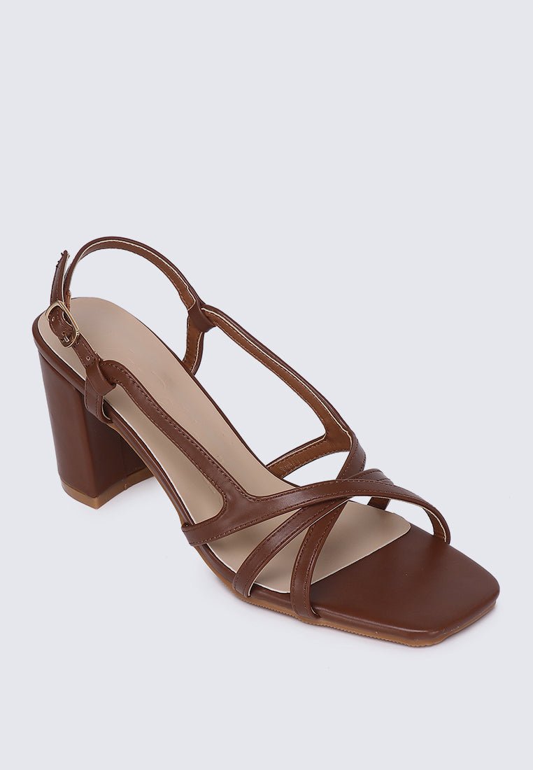 Sooya Comfy Heels In BrownHeels - myballerine