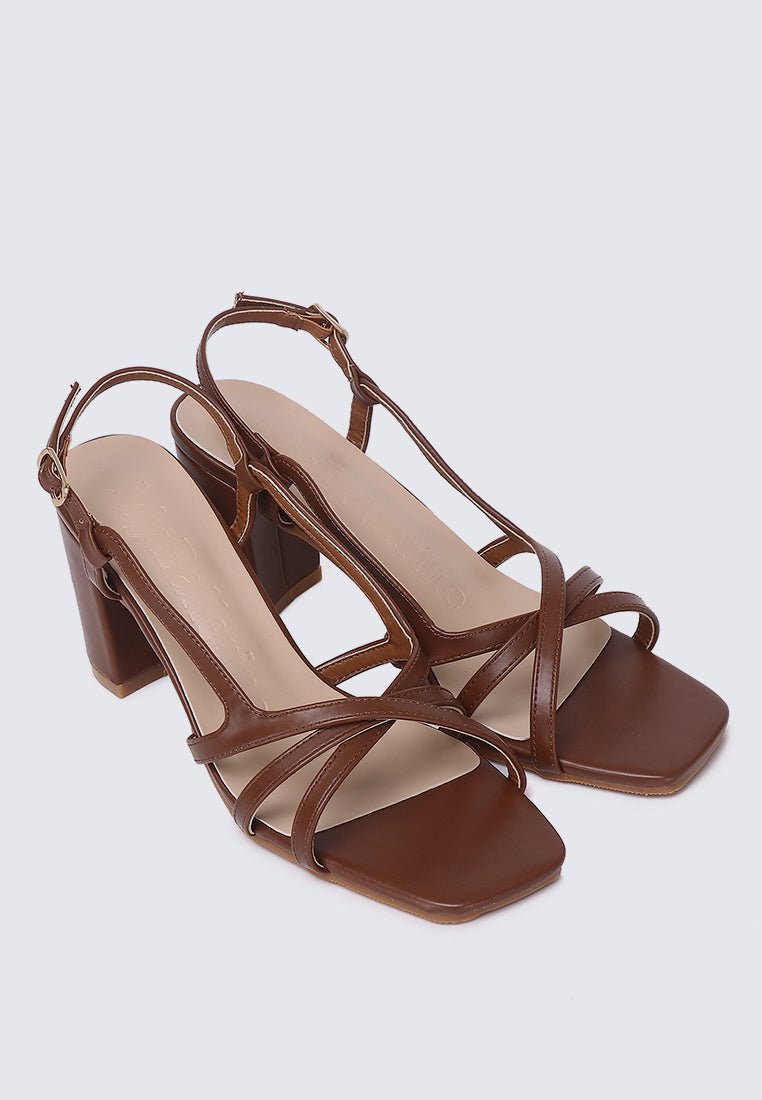 Sooya Comfy Heels In BrownHeels - myballerine