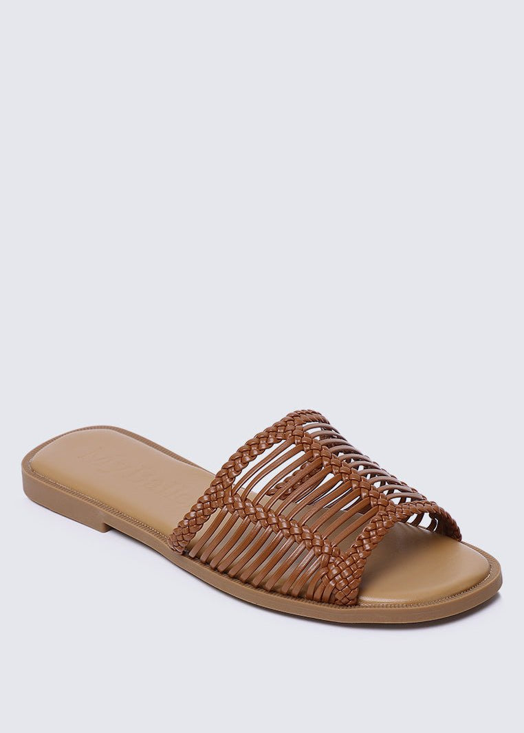 Spring Comfy Sandals In BrownShoes - myballerine
