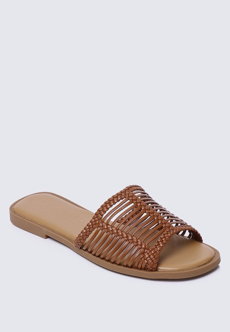 Spring Comfy Sandals In BrownShoes - myballerine