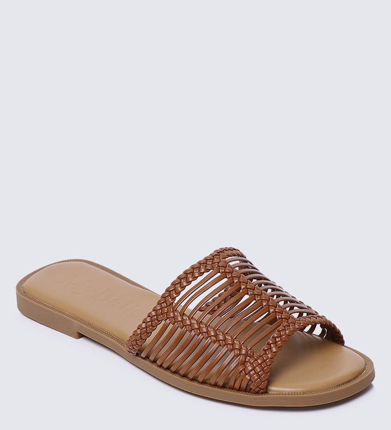 Spring Comfy Sandals In BrownShoes - myballerine