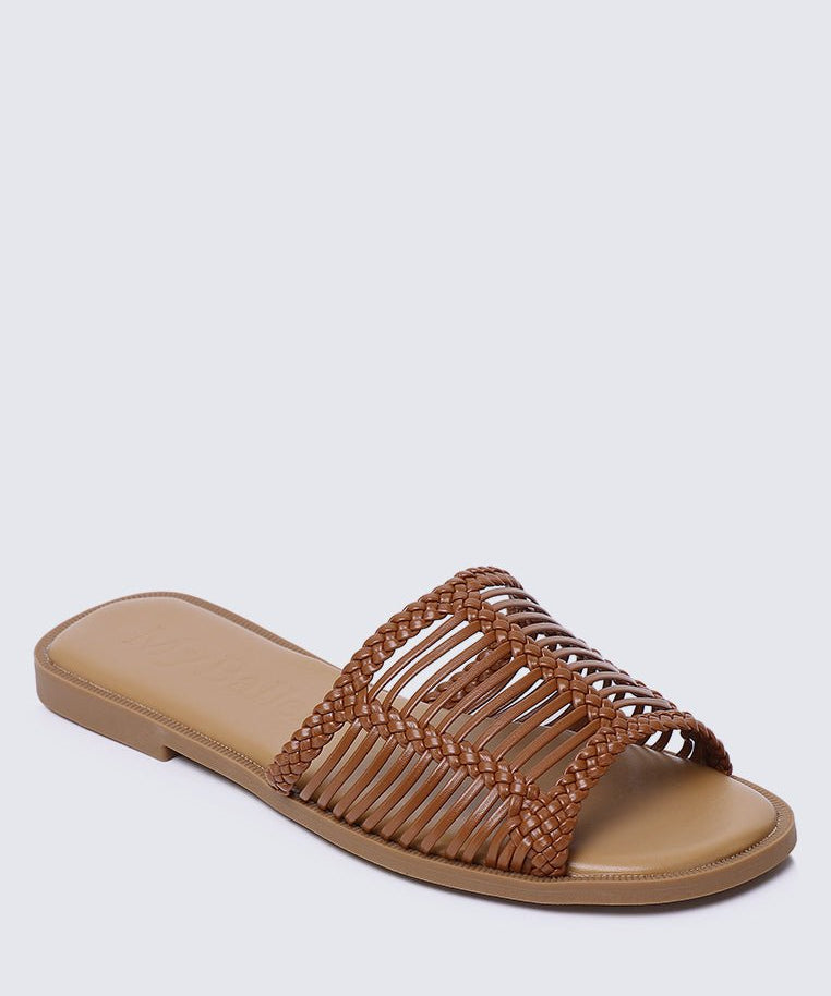 Spring Comfy Sandals In BrownShoes - myballerine