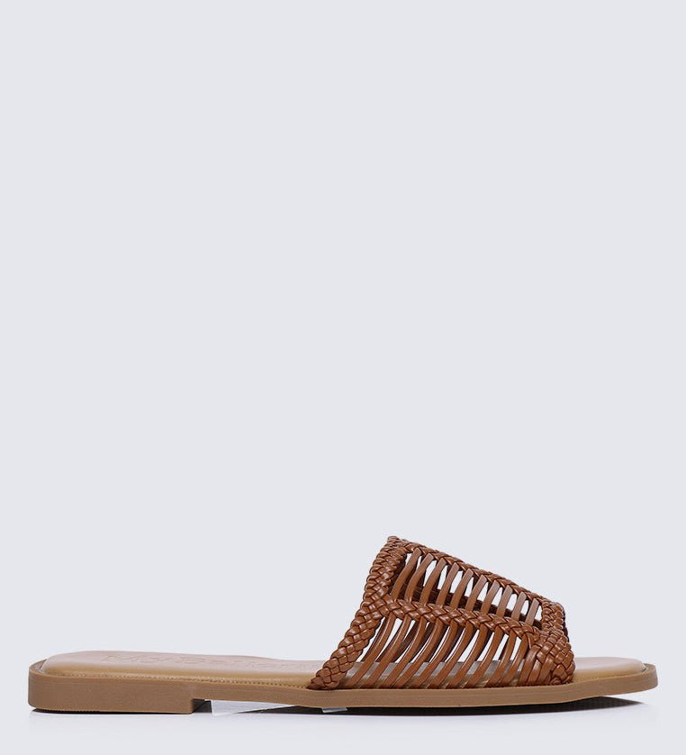 Spring Comfy Sandals In BrownShoes - myballerine