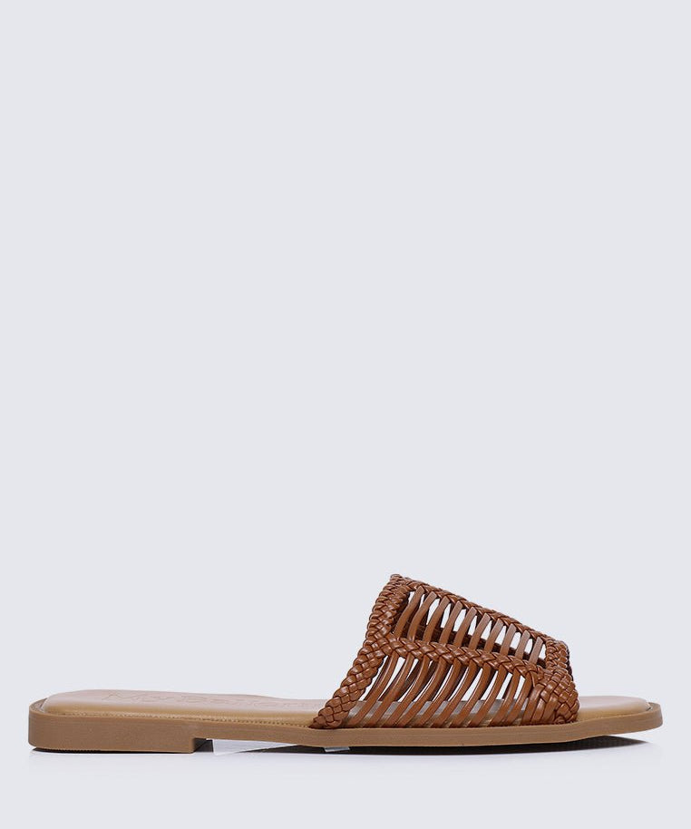 Spring Comfy Sandals In BrownShoes - myballerine