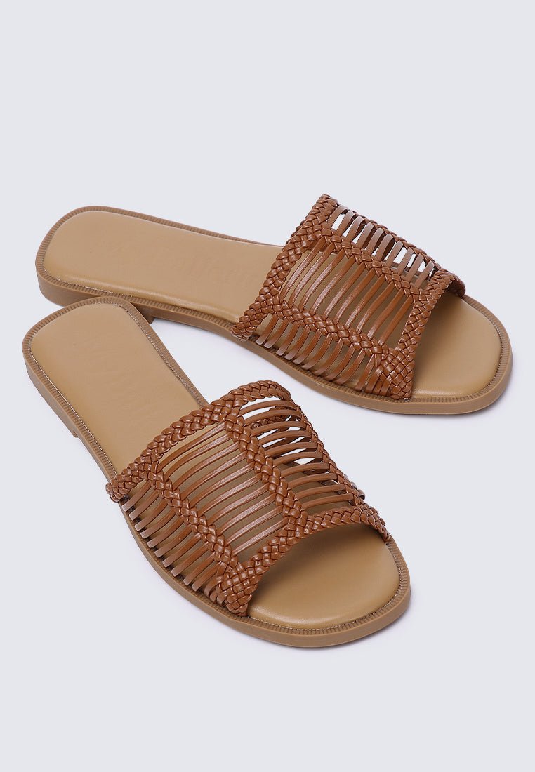 Spring Comfy Sandals In BrownShoes - myballerine