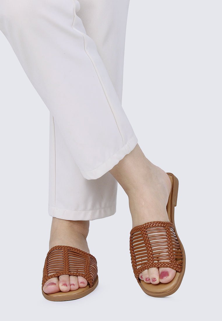 Spring Comfy Sandals In BrownShoes - myballerine