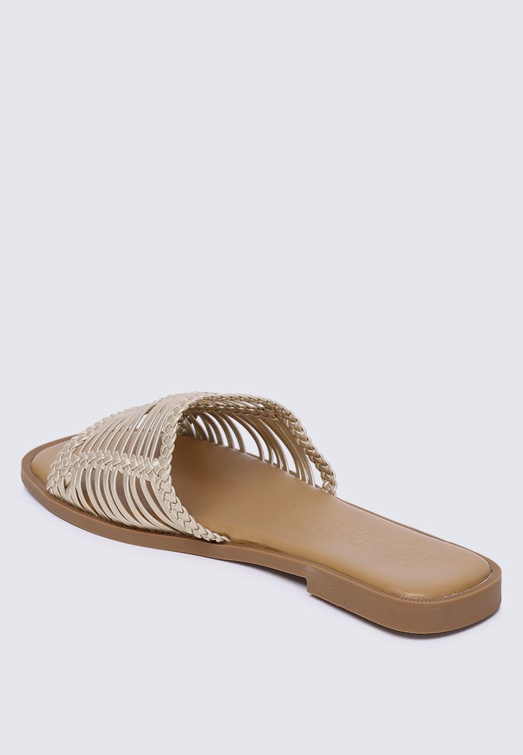 Spring Comfy Sandals In GoldSandals - myballerine