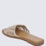 Spring Comfy Sandals In GoldSandals - myballerine