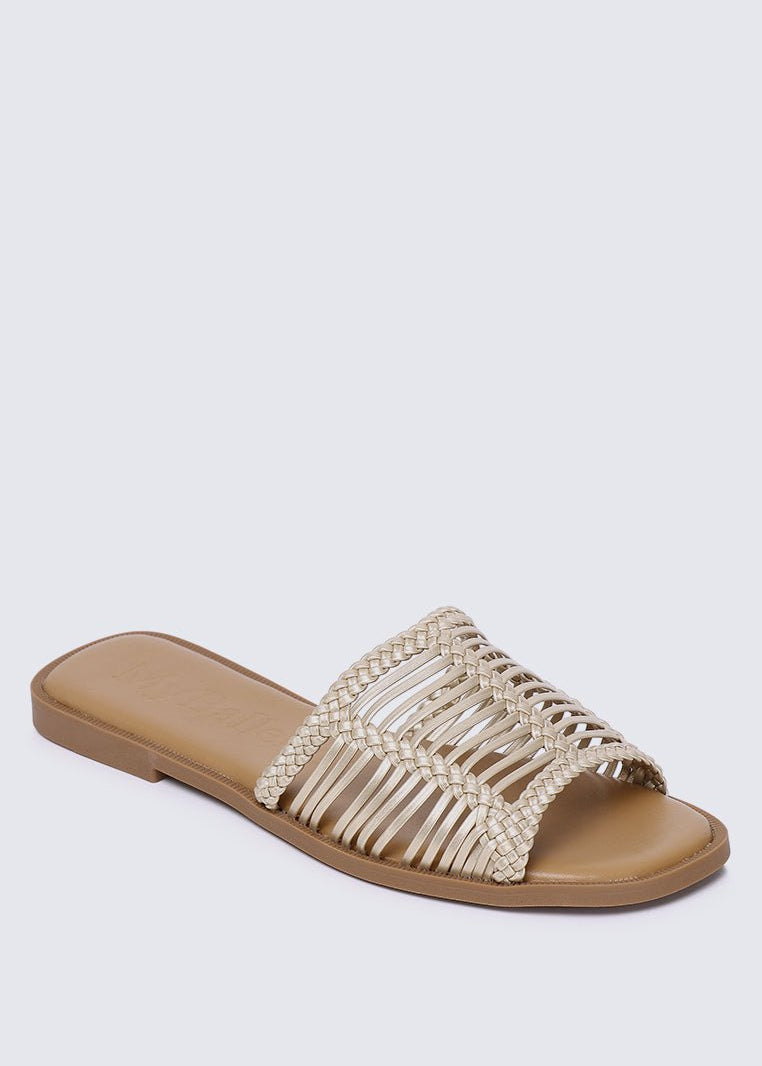 Spring Comfy Sandals In GoldShoes - myballerine