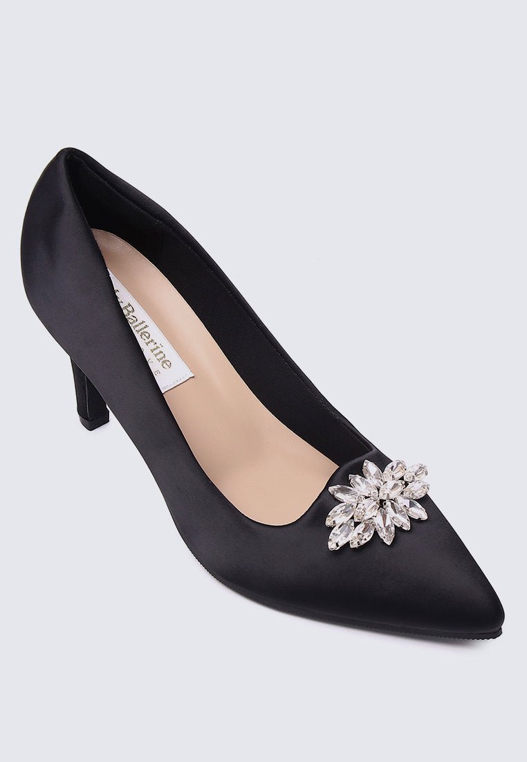 Stacy Comfy Pumps In Black - myballerine
