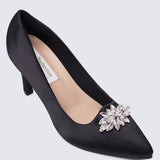 Stacy Comfy Pumps In Black - myballerine