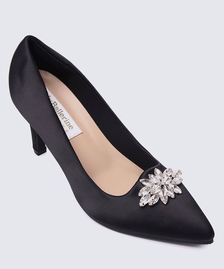 Stacy Comfy Pumps In Black - myballerine