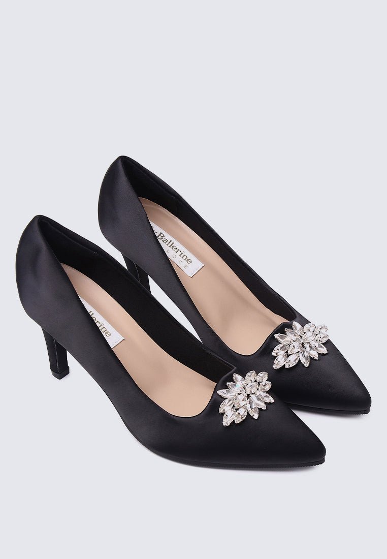 Stacy Comfy Pumps In Black - myballerine