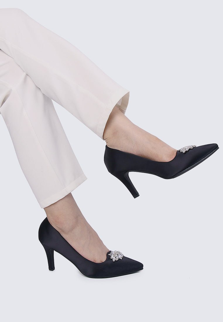 Stacy Comfy Pumps In Black - myballerine