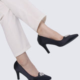 Stacy Comfy Pumps In Black - myballerine