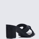 Suri Comfy Heels In BlackHeels - myballerine
