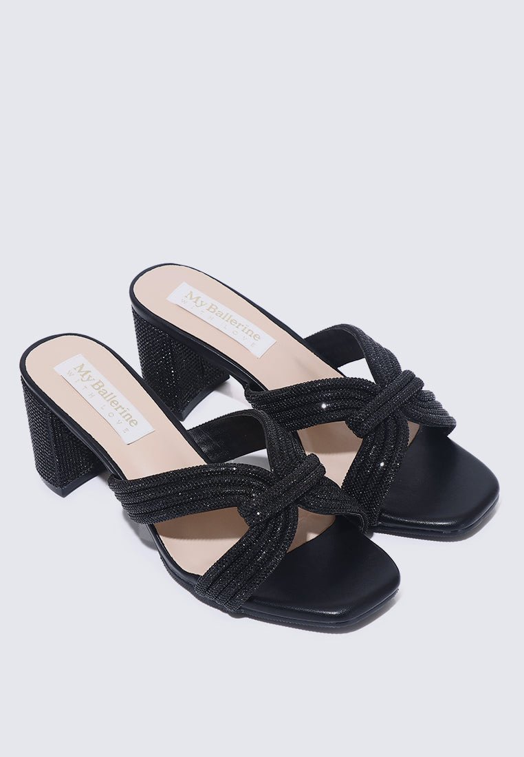 Suri Comfy Heels In BlackHeels - myballerine