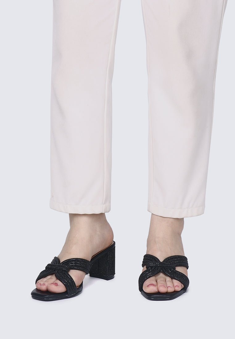 Suri Comfy Heels In BlackHeels - myballerine