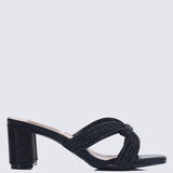 Suri Comfy Heels In BlackHeels - myballerine