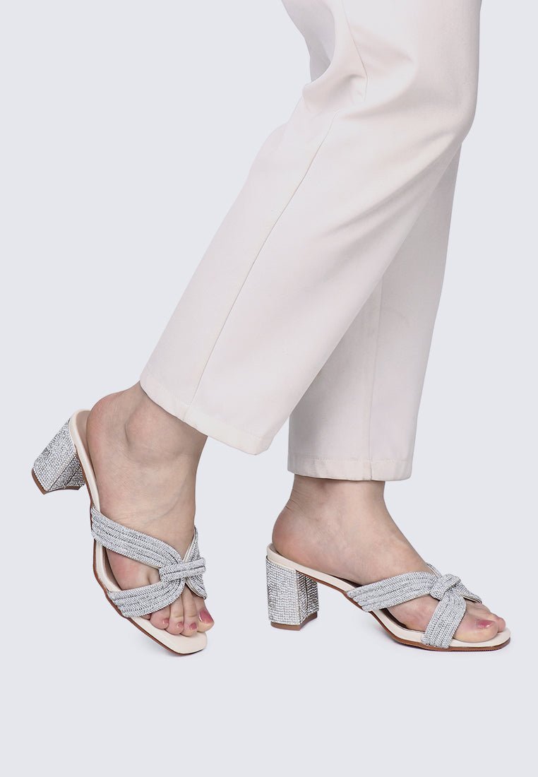 Suri Comfy Heels In IvoryHeels - myballerine