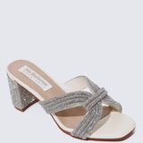 Suri Comfy Heels In IvoryHeels - myballerine